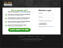 Tablet Screenshot of members.allanalmovies.com